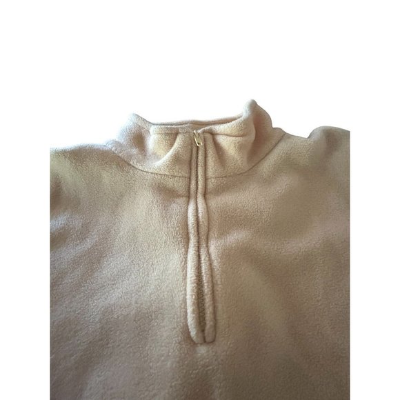 Mens Fleece Sz XL Canada Yellow Pullover 1/4 Zip Lightweight Jacket Coat - Picture 3 of 9